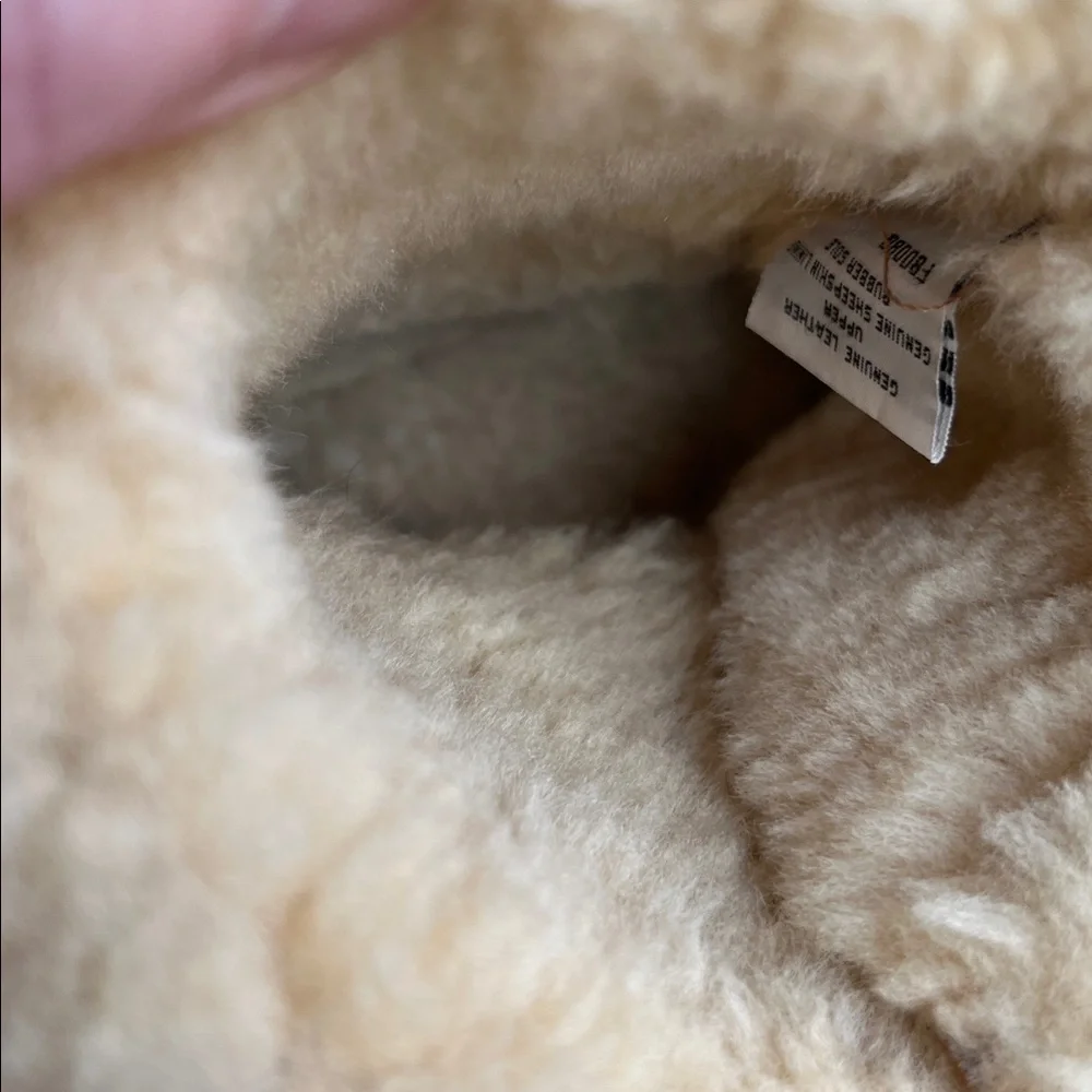 Ugg Ultimate Bind Boots 5219 Lace Up‎ Back Beads Sheepskin Fur Australia